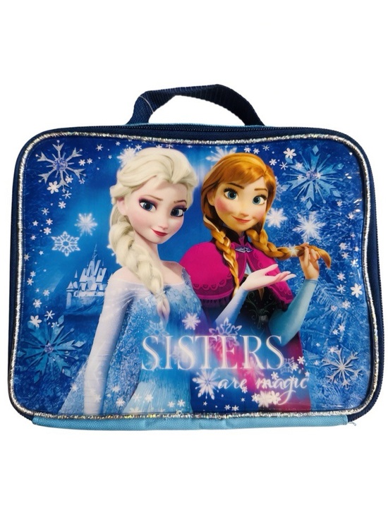 Disney Frozen Bundle 8 Kids Hangers + Lunch Box New Anna Elsa Olaf - Picture 2 of 9
